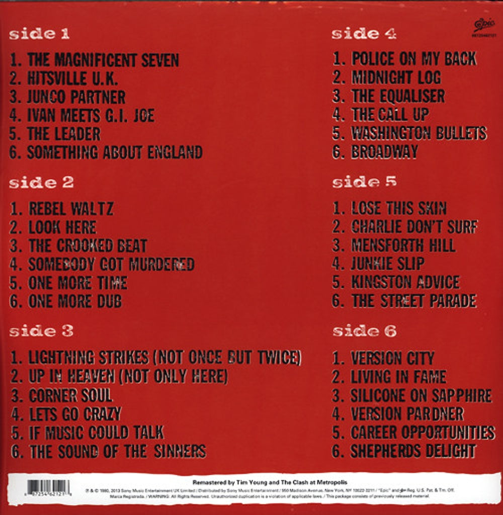 The Clash – Sandinista! (3-LP Vinyl) Vinyl Record