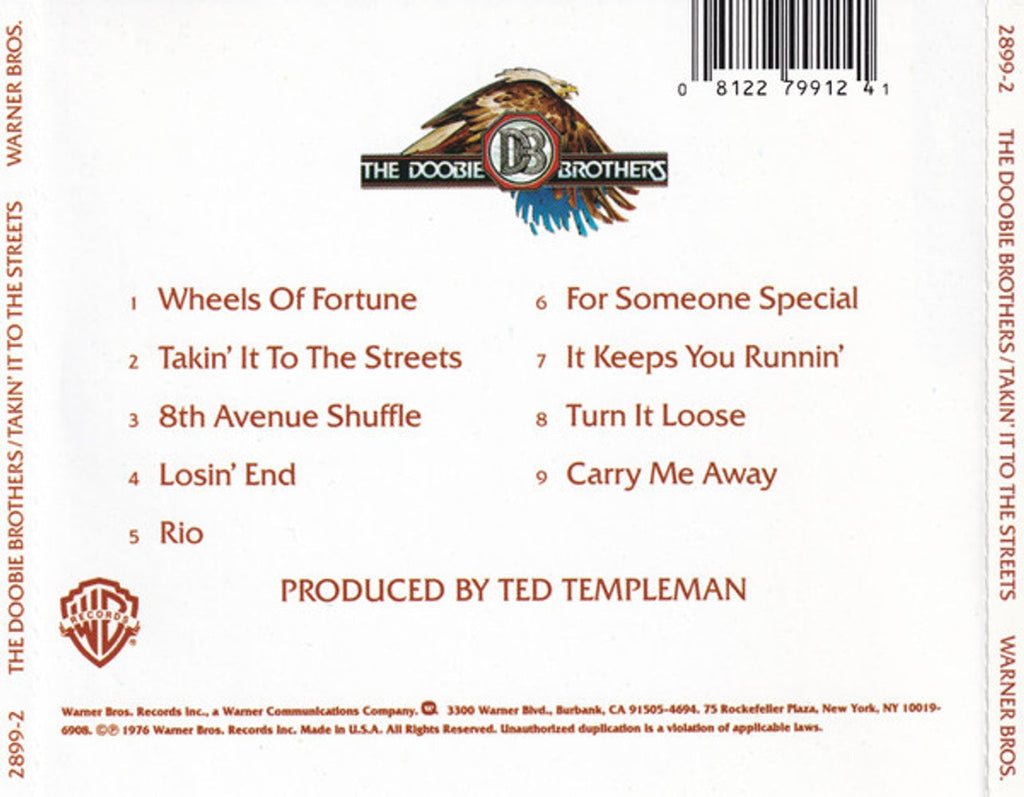 The Doobie Brothers – Takin It to the Streets Music CD