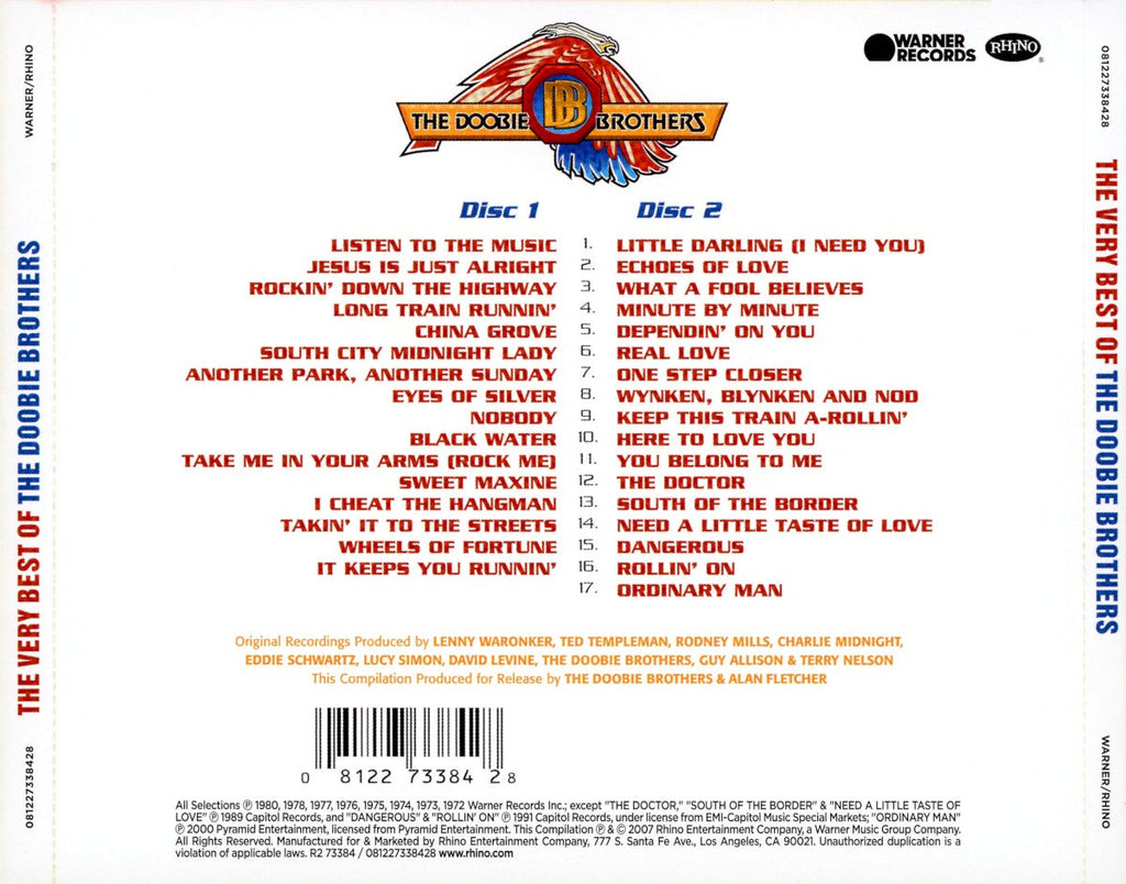 The Doobie Brothers – The Very Best Of (2-CD) Music CD
