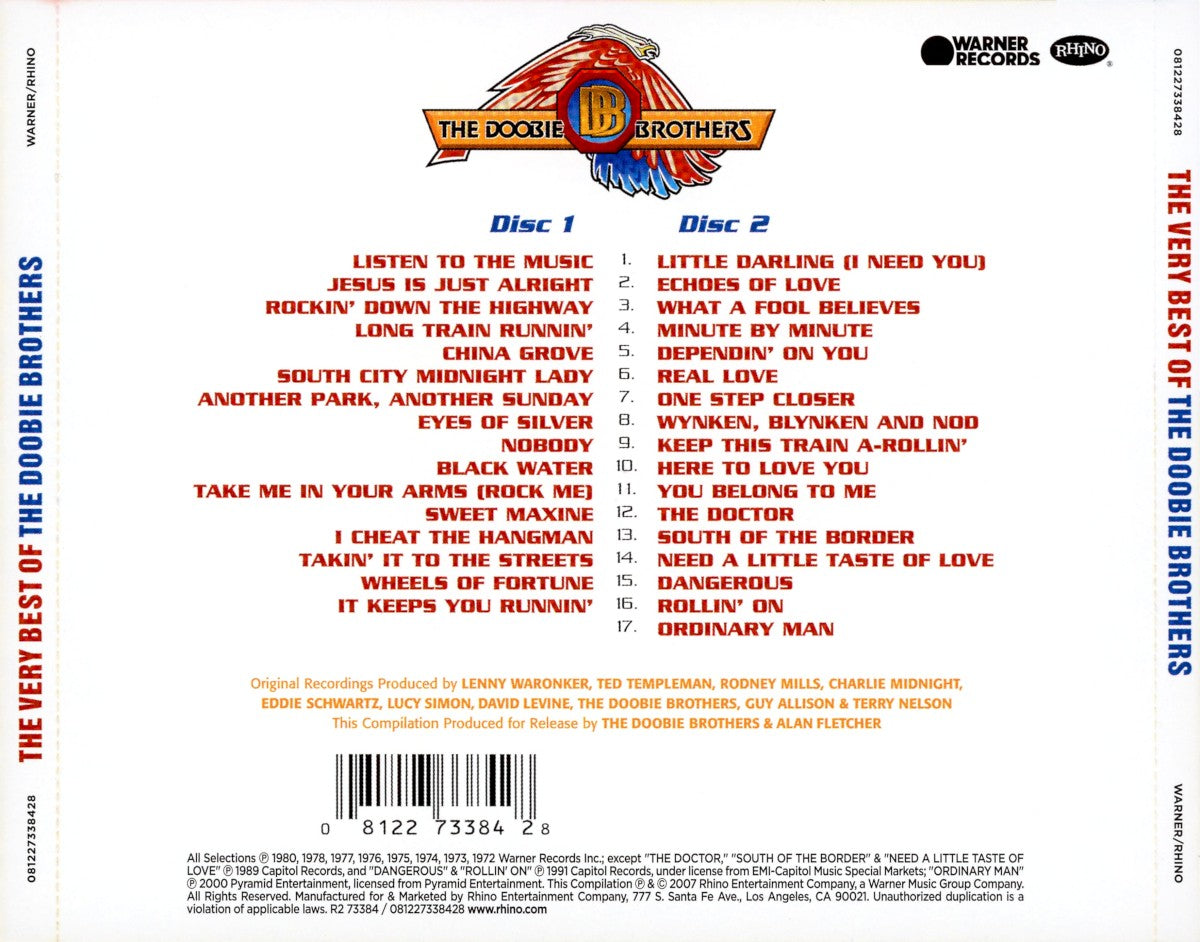 The Doobie Brothers – The Very Best Of (2-CD) Music CD