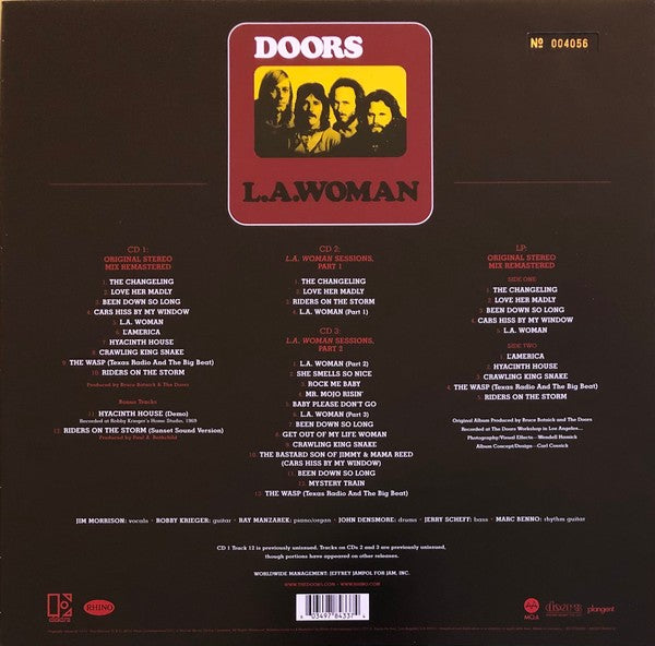 The Doors – L.A. Woman: 50th Anniversary (3-CD & LP Vinyl) Vinyl Record