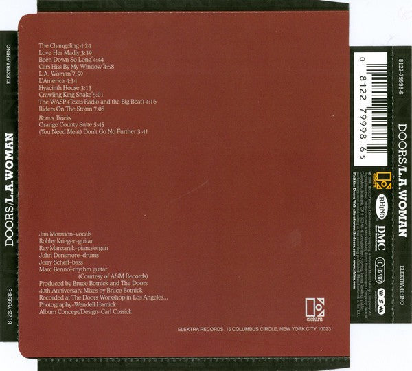 The Doors – L.A. Woman Music CD