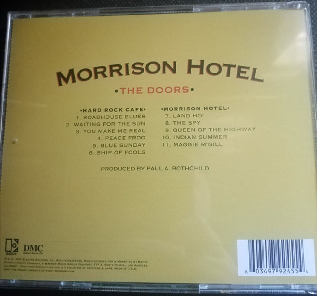 The Doors – Morrison Hotel Music CD
