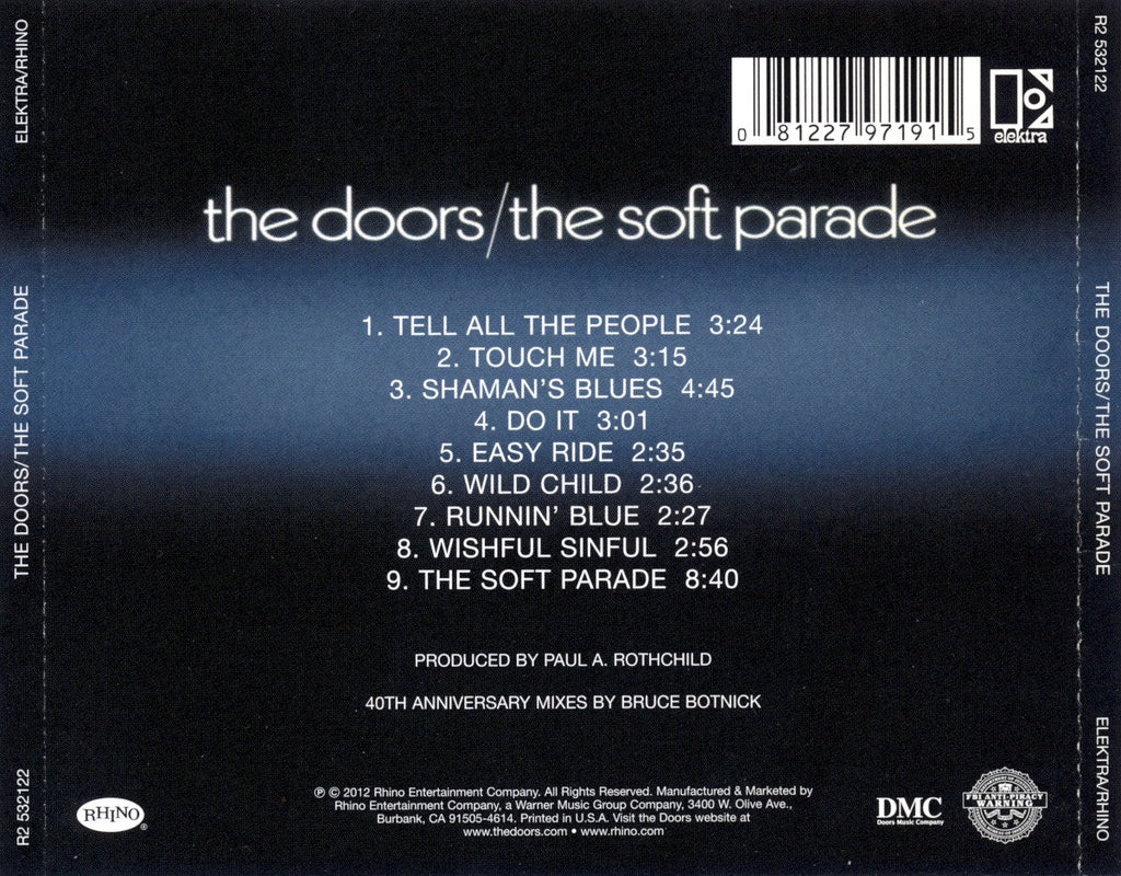 The Doors – The Soft Parade Music CD