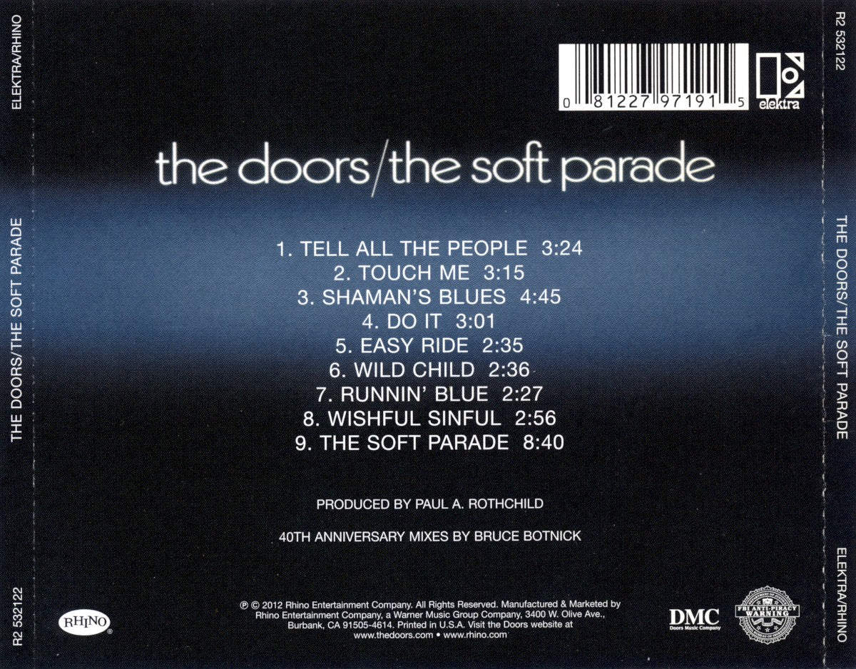 The Doors – The Soft Parade Music CD