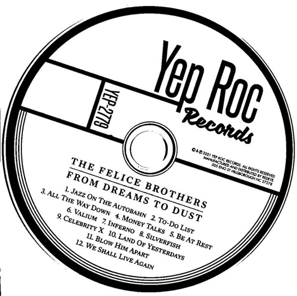 The Felice Brothers – From Dreams To Dust Music CD