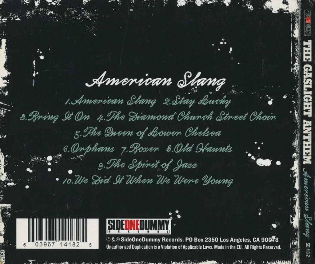 The Gaslight Anthem – American Slang Music CD