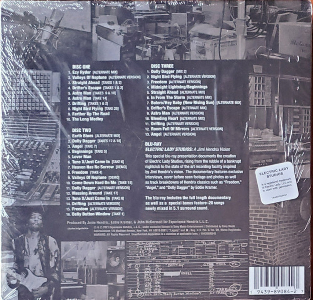 The Jimi Hendrix Experience – Electric Lady Studios: A Jimi Hendrix Vision (3-CD + Blu-ray) Music CD