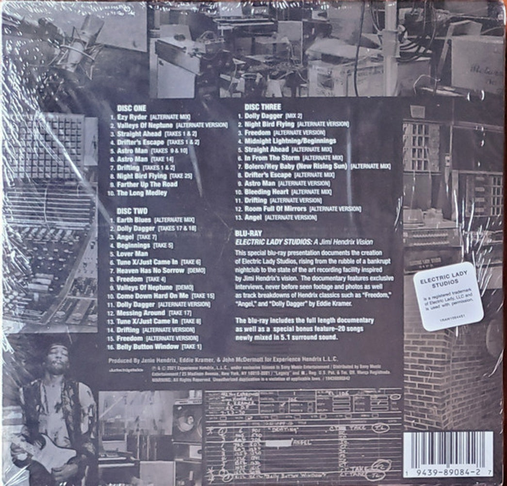 The Jimi Hendrix Experience – Electric Lady Studios: A Jimi Hendrix Vision (3-CD + Blu-ray) Music CD