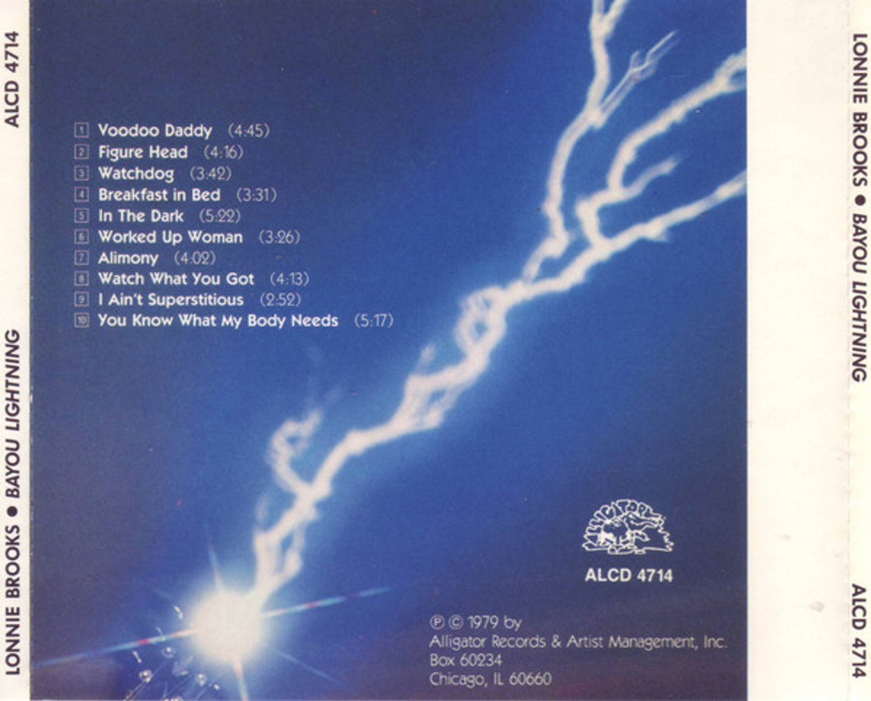 The Lonnie Brooks Blues Band – Bayou Lightning Music CD