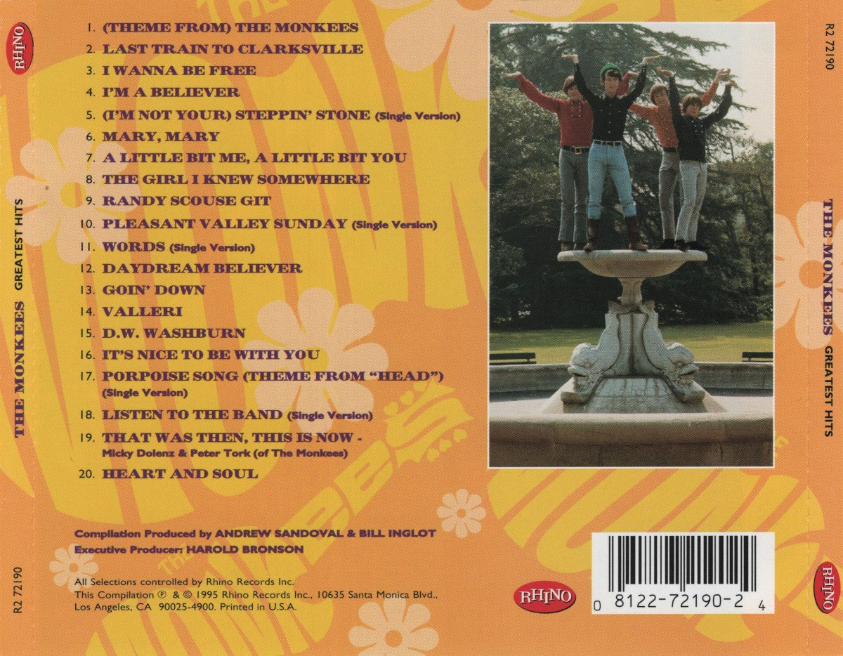 The Monkees – Greatest Hits Music CD
