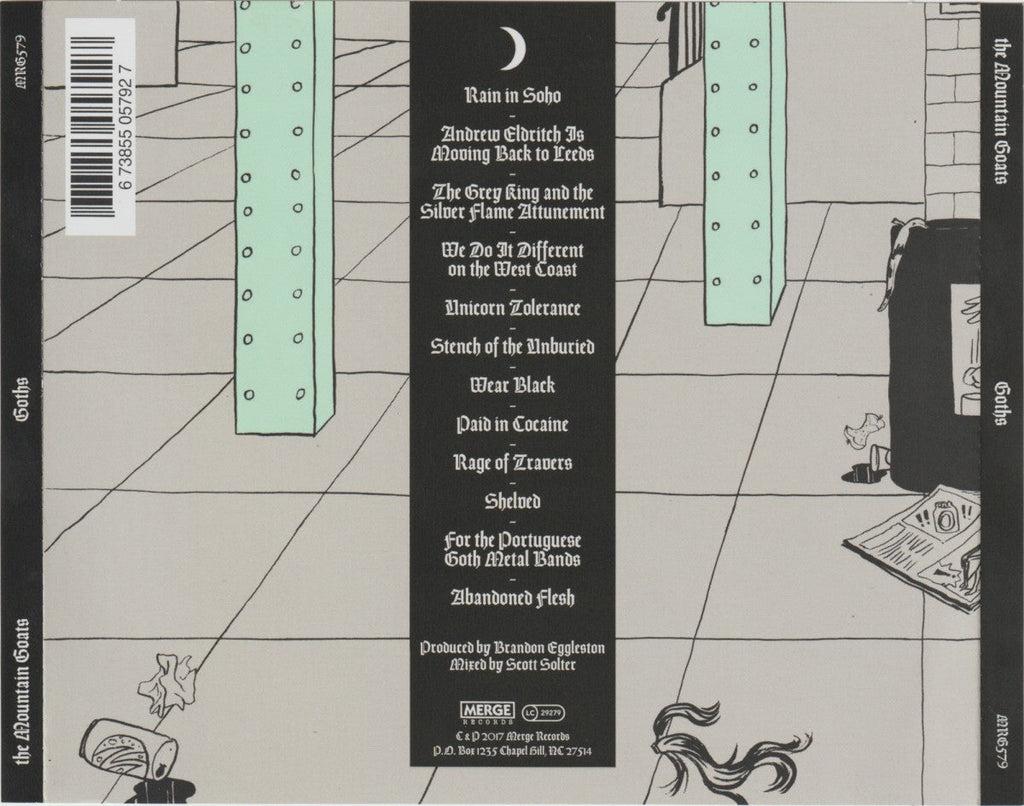 The Mountain Goats – Goths Music CD