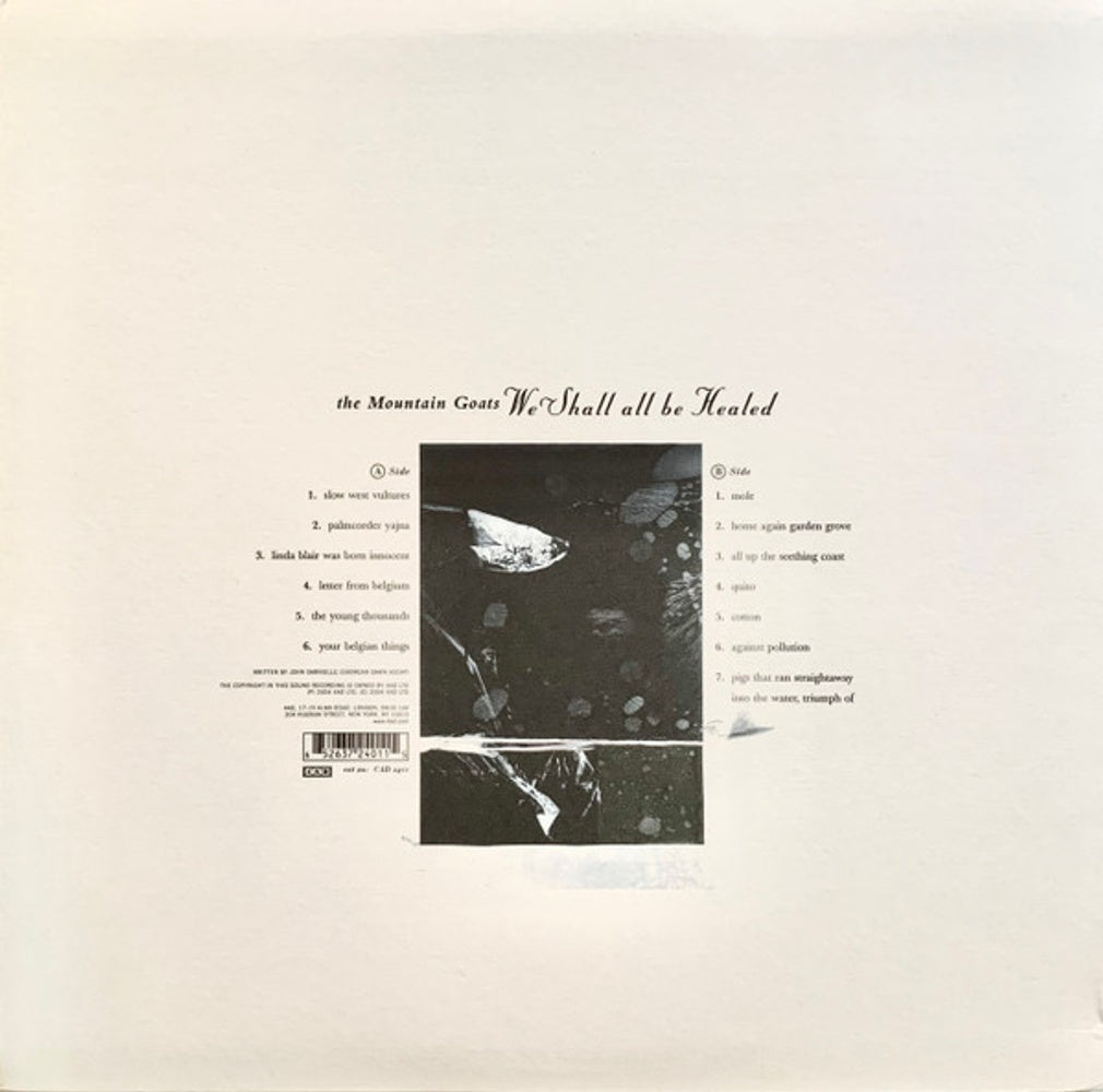 The Mountain Goats – We Shall All Be Healed (LP Vinyl) Vinyl Record