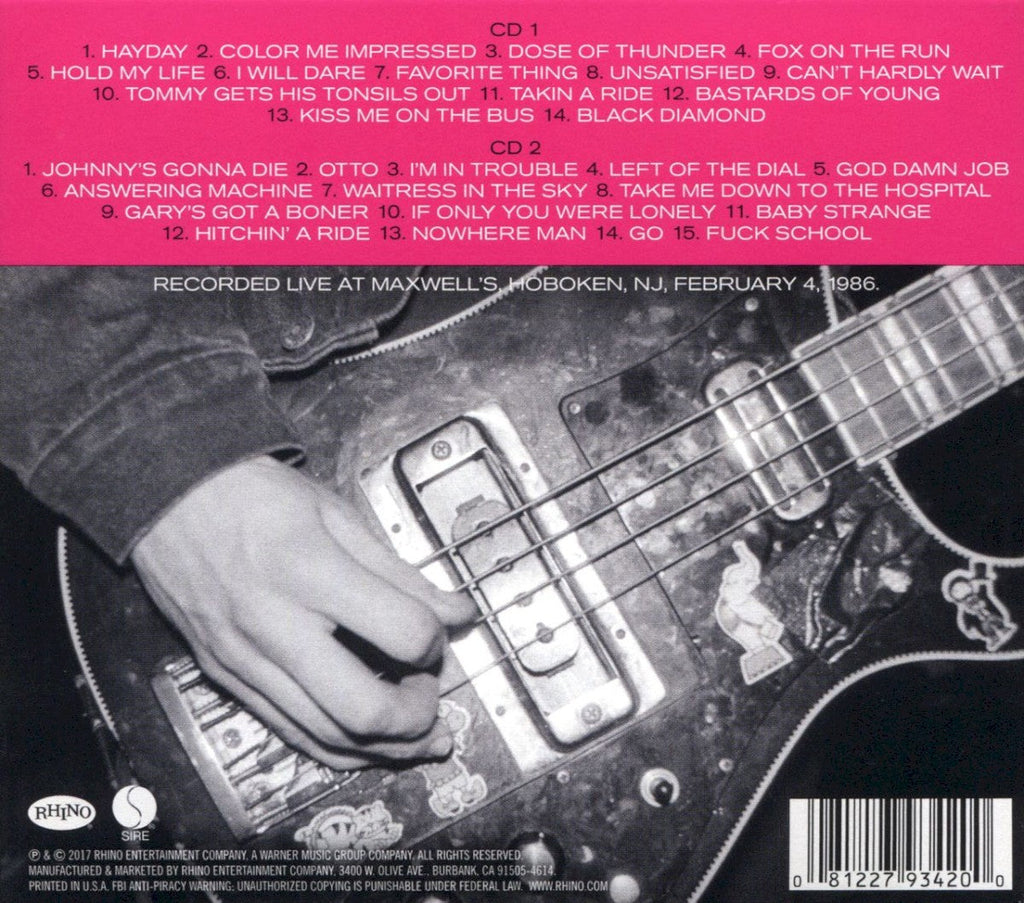 The Replacements – For Sale: Live At Maxwell's 1986 (2-CD) Music CD