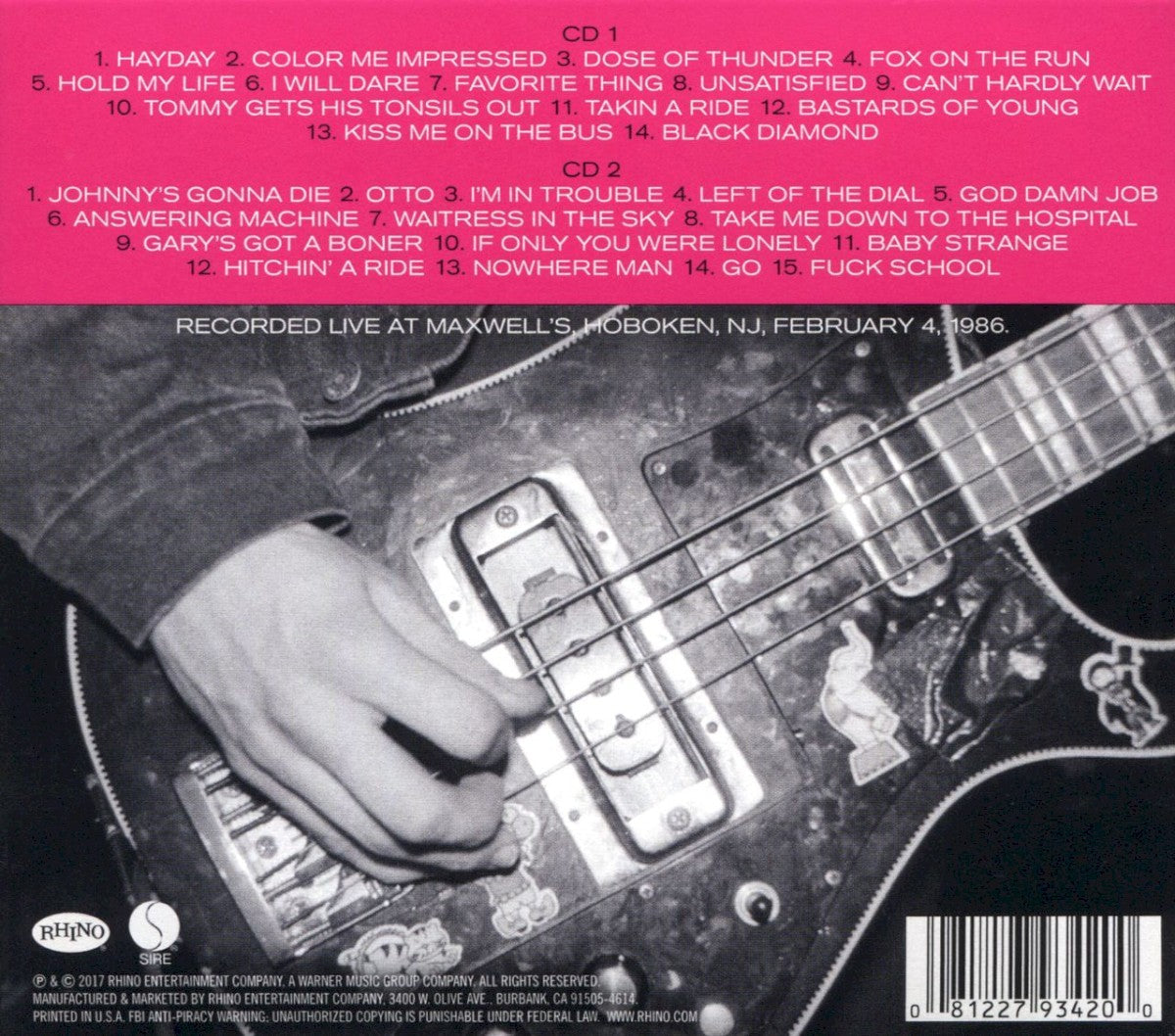 The Replacements – For Sale: Live At Maxwell's 1986 (2-CD) Music CD