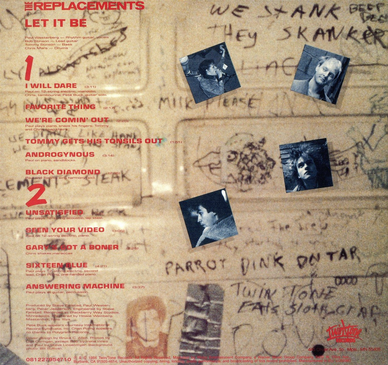 The Replacements – Let It Be (LP Vinyl) Vinyl Record