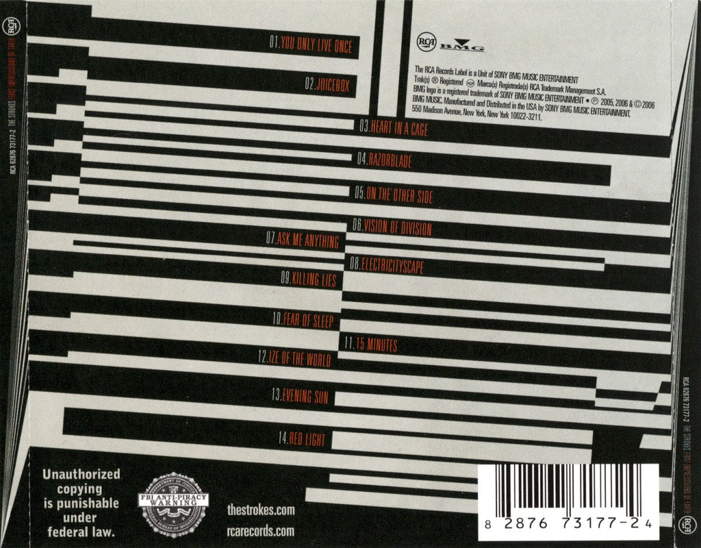 The Strokes – First Impressions of Earth Music CD