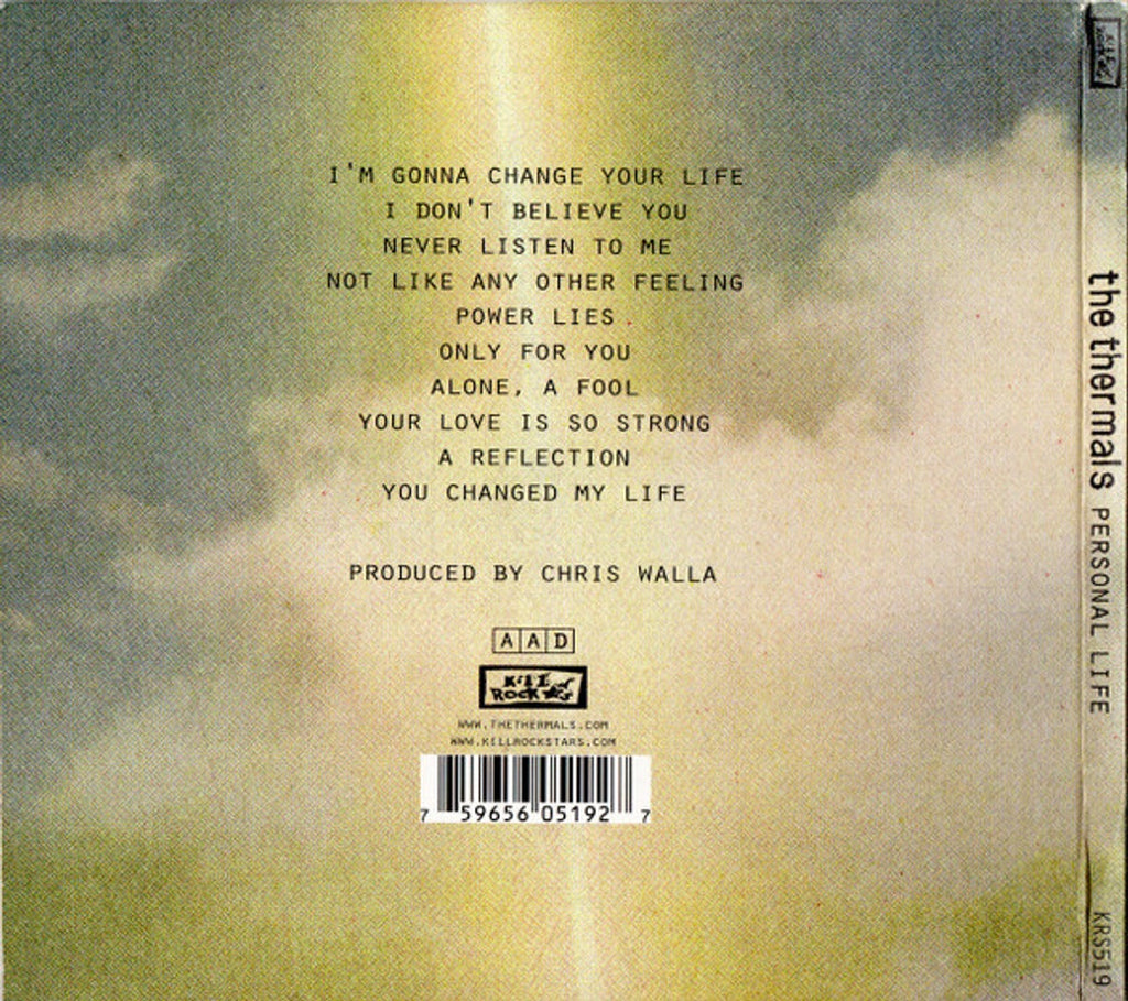 The Thermals – Personal Life Music CD