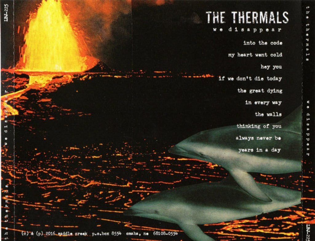 The Thermals – We Disappear Music CD