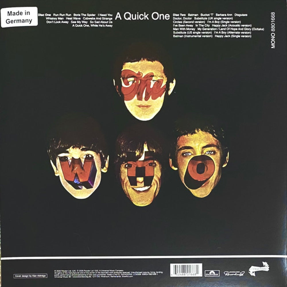 The Who – A Quick One (2-LP Vinyl) Vinyl Record