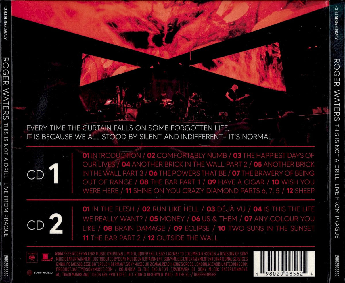 Roger Waters - This Is Not A Drill: Live From Prague (2-CD) Music CD