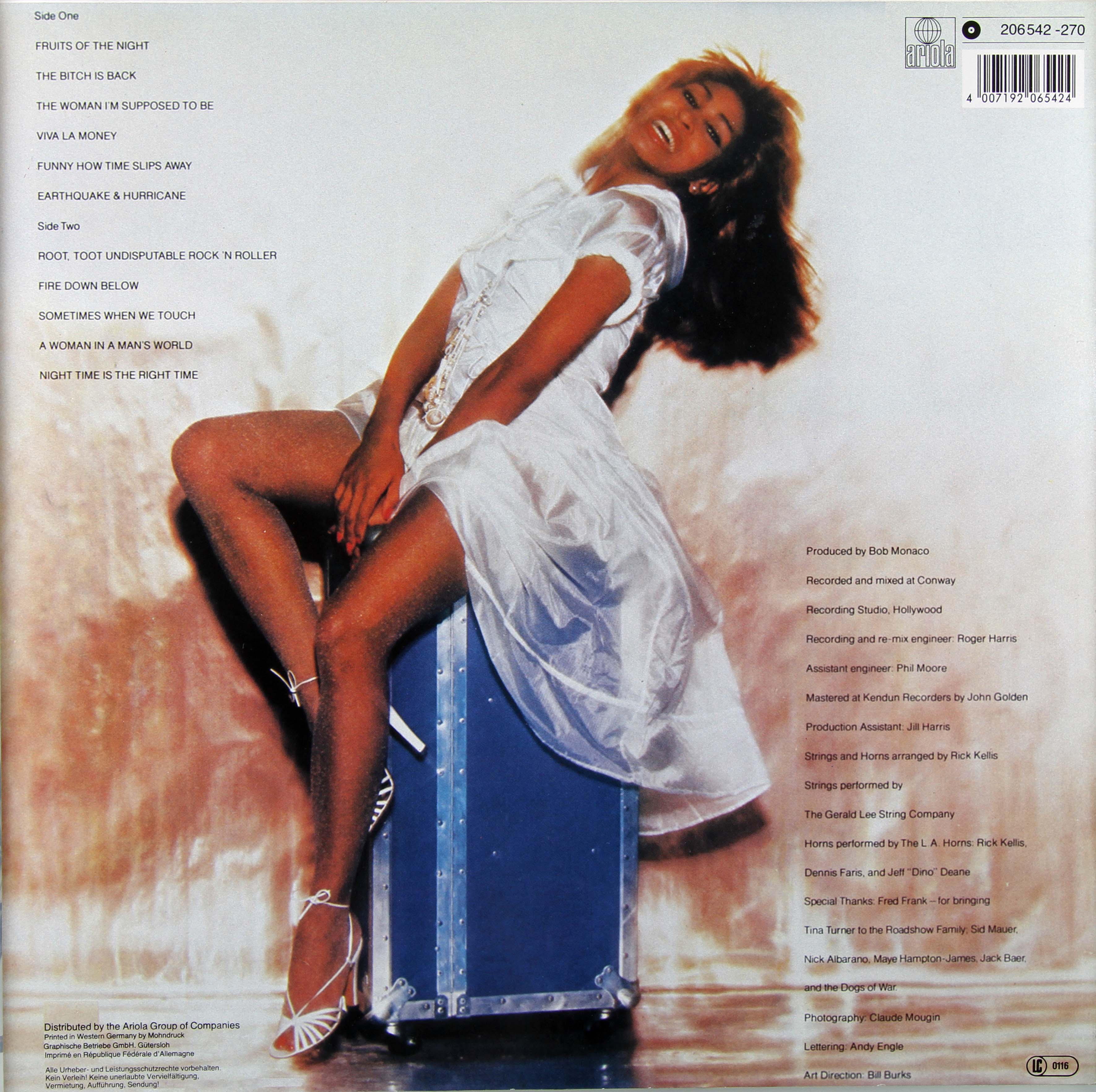 Tina Turner – Rough (LP Vinyl) Vinyl Record