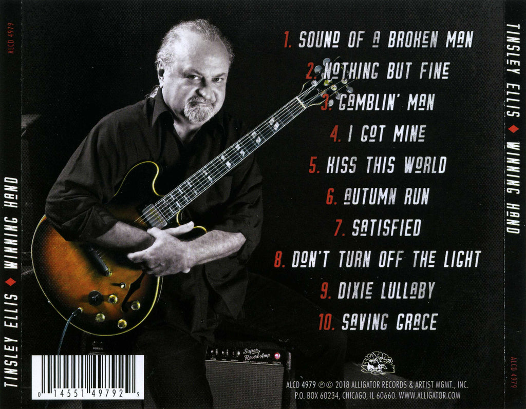 Tinsley Ellis – Winning Hand Music CD