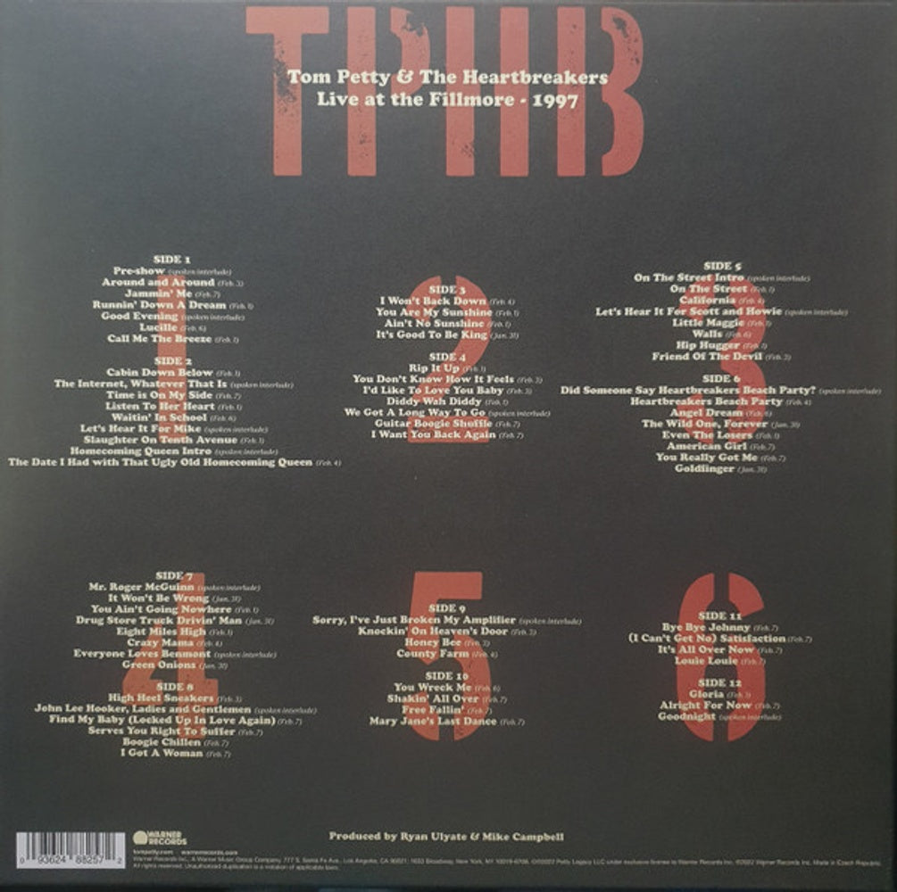 Tom Petty & The Heartbreakers – Live At The Fillmore, 1997 (6-LP Vinyl) Vinyl Record