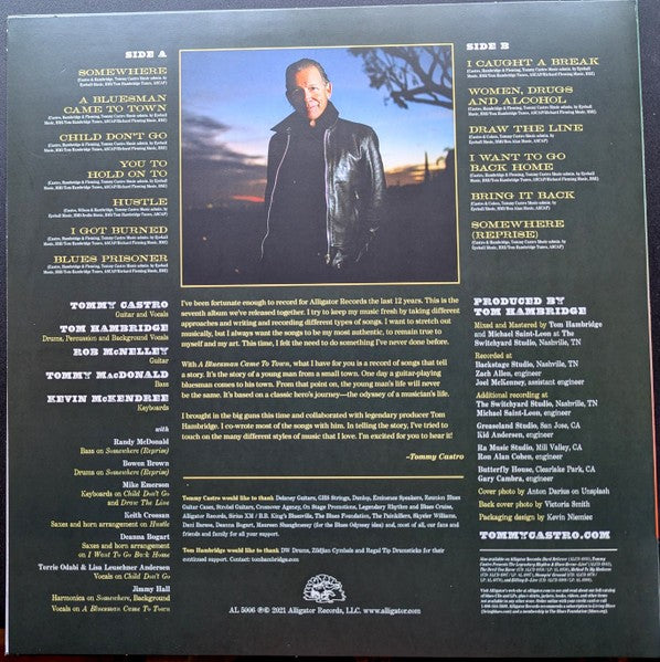 Tommy Castro – A Bluesman Came To Town (LP Yellow Vinyl) Vinyl Record