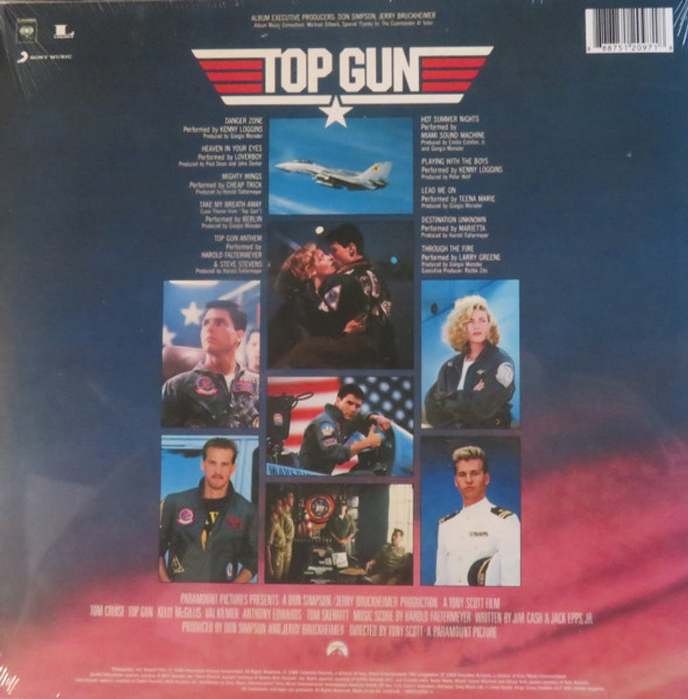 Top Gun - Original Motion Picture Soundtrack (LP Vinyl) Vinyl Record