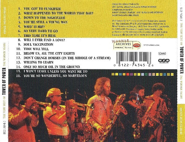 Tower Of Power – Very Best of Tower of Power: The Warner Years Music CD