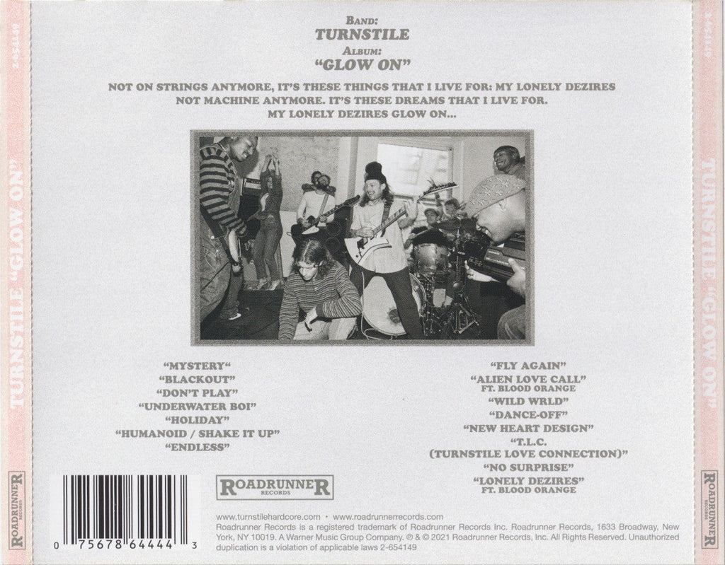Turnstile – Glow On Music CD
