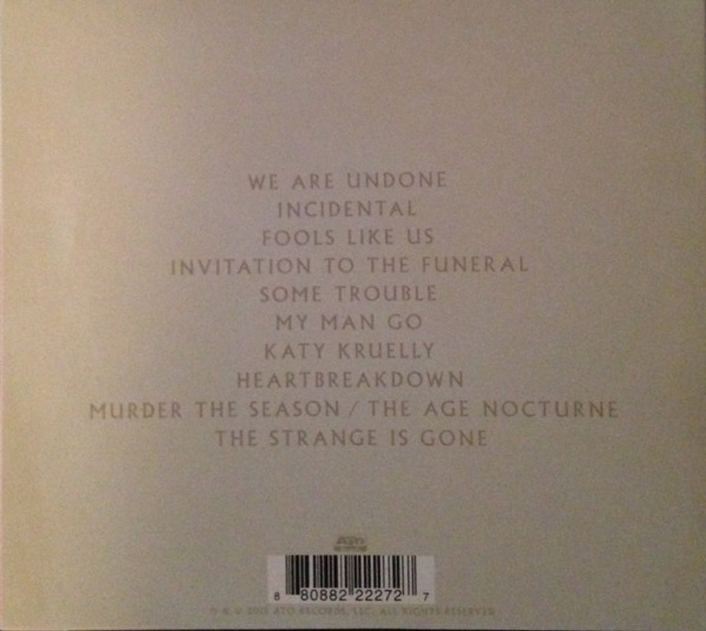 Two Gallants – We Are Undone Music CD