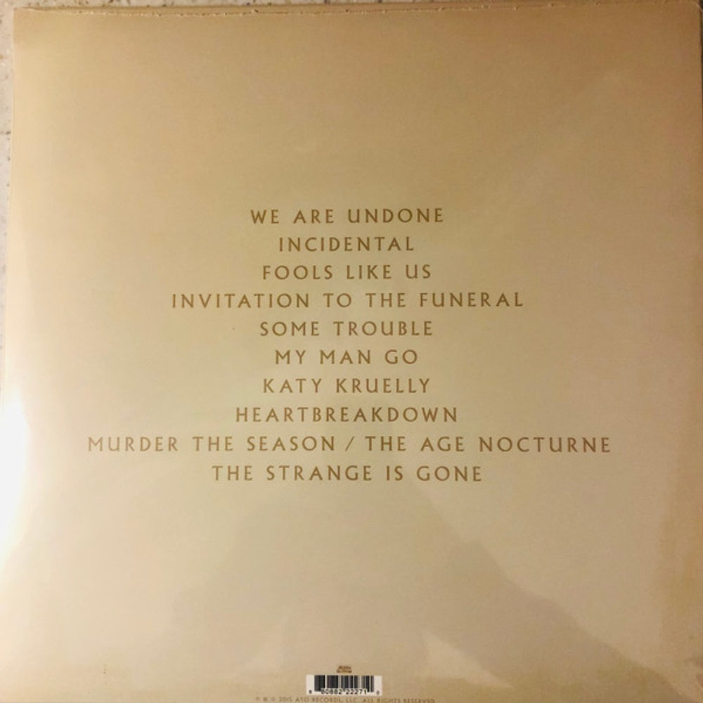 Two Gallants – We Are Undone (LP Vinyl) Vinyl Record