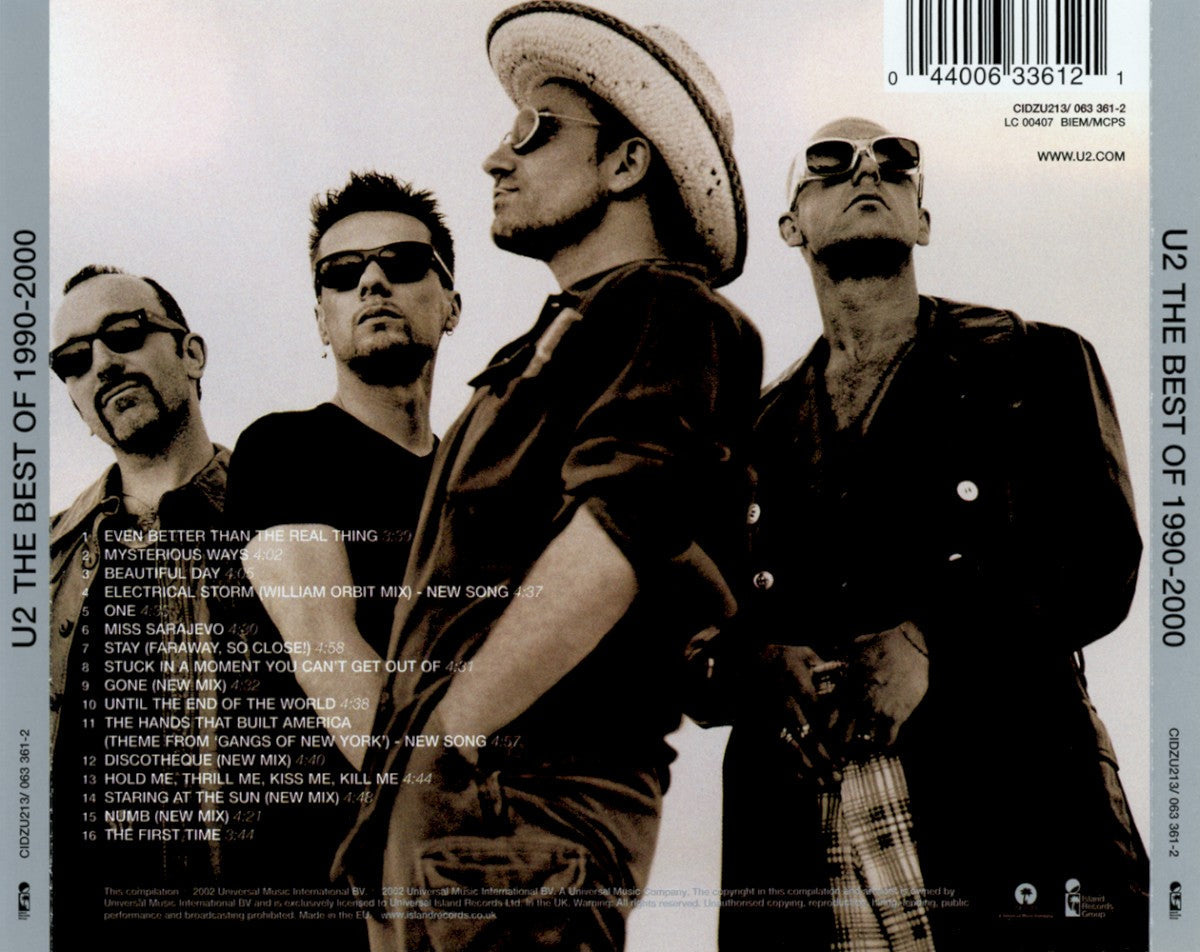 U2 – The Best Of 1990-2000 (2-LP Vinyl) Vinyl Record