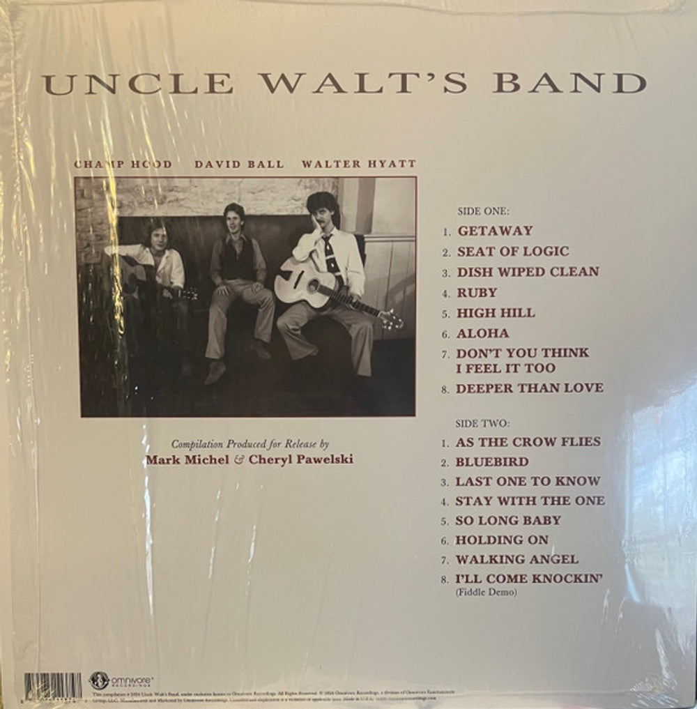 Uncle Walt's Band – Anthology: Those Boys From Carolina, They Sure Enough Could Sing (LP Vinyl) Vinyl Record