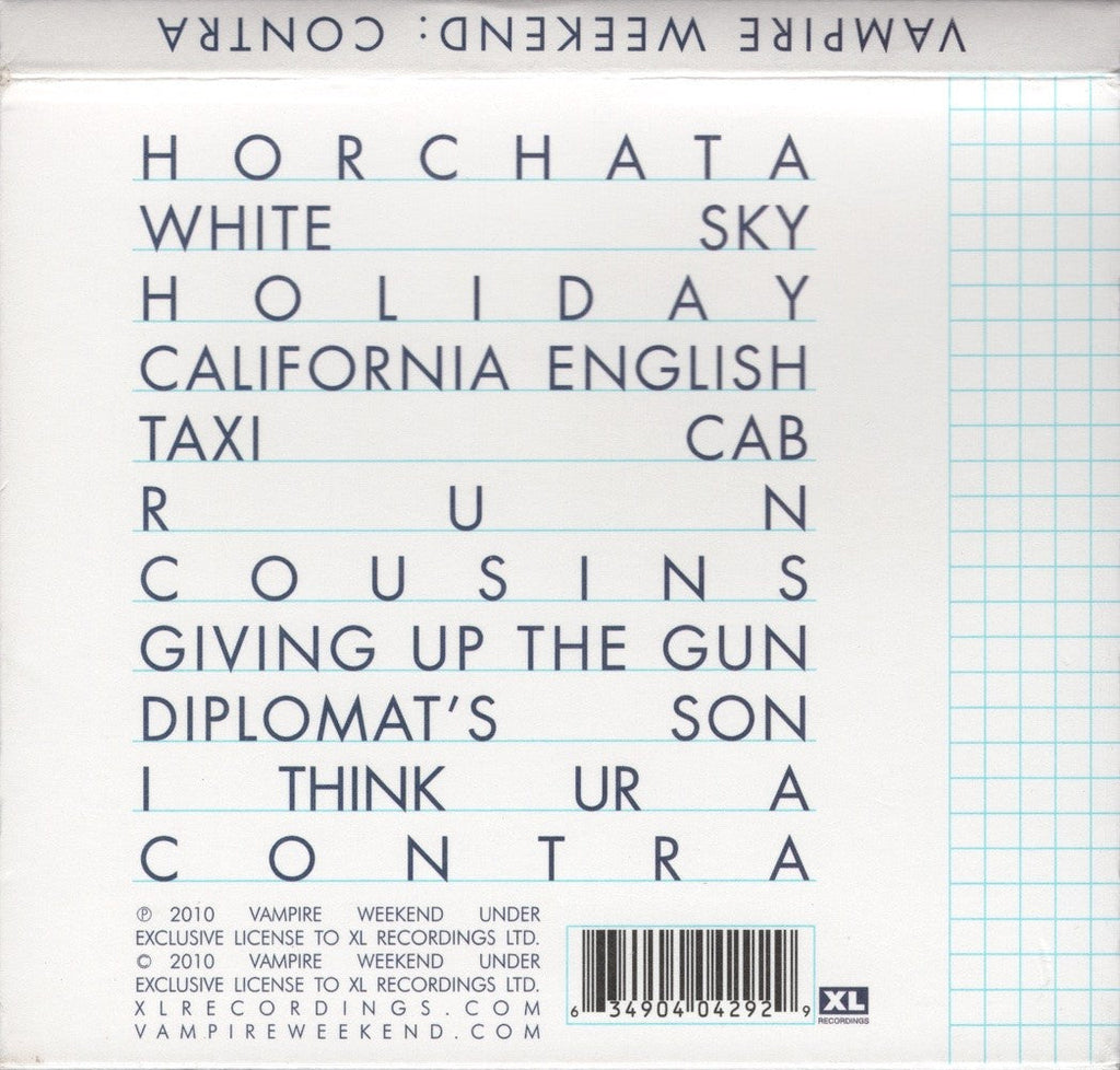 Vampire Weekend – Contra Music CD