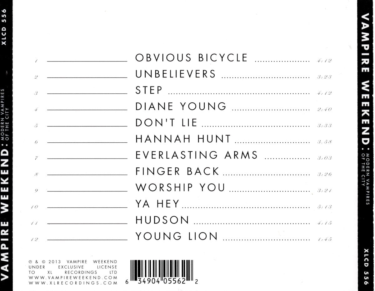 Vampire Weekend – Modern Vampires of the City Music CD
