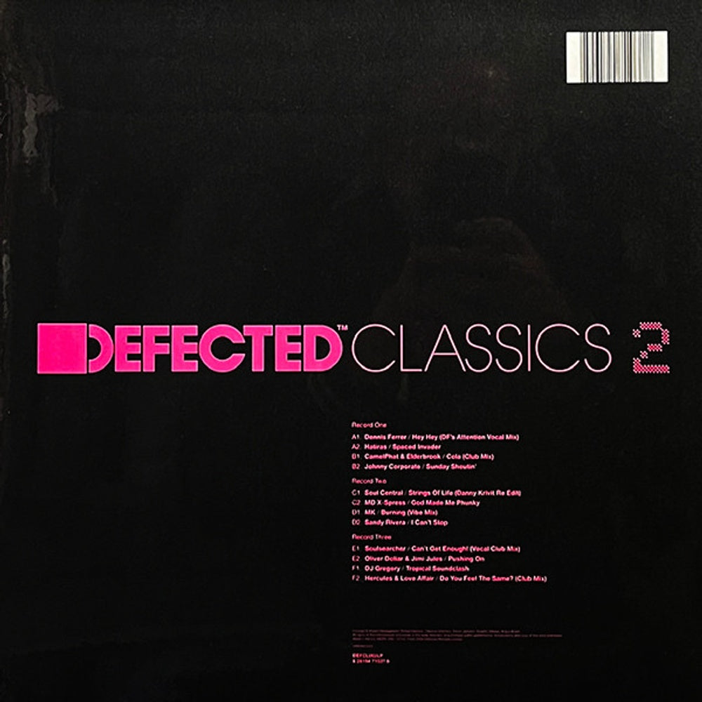 Various Artists – Defected Classics Vol.2 (3-LP Vinyl) Vinyl Record