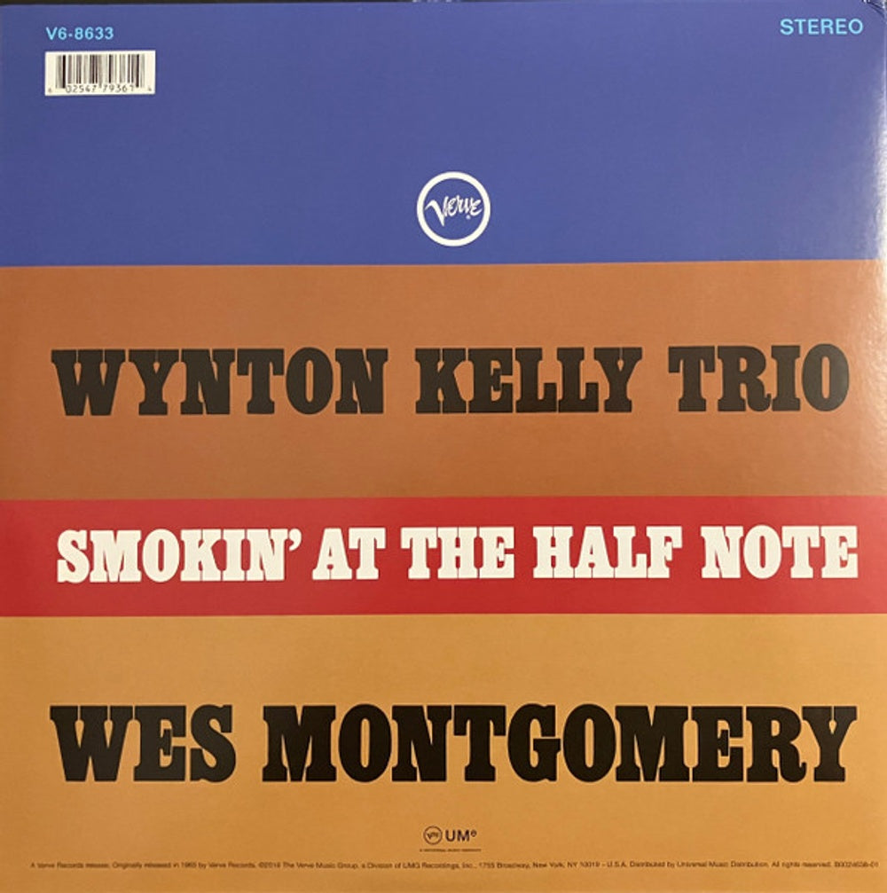 Wes Montgomery & Wynton Kelly Trio – Smokin' At The Half Note (LP Vinyl) Vinyl Record