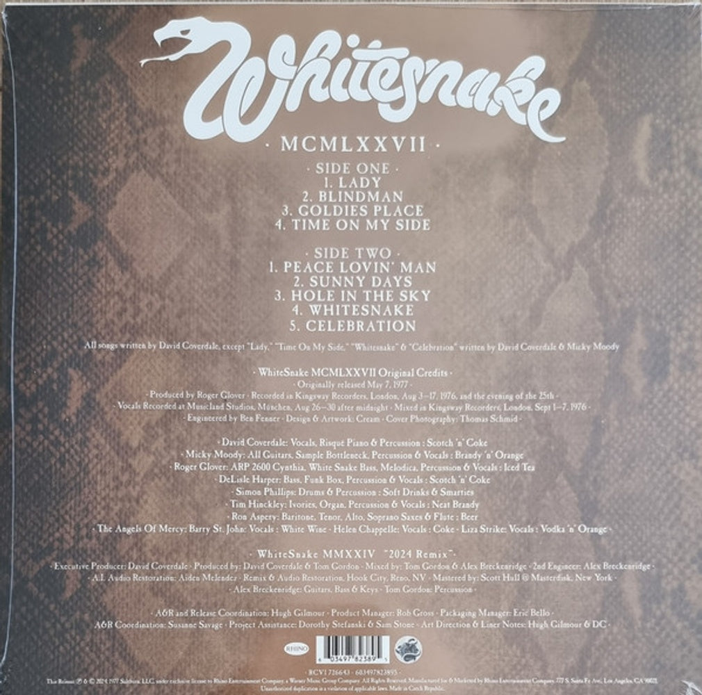 Whitesnake – Whitesnake Mcmlxxvii (LP Vinyl) Vinyl Record