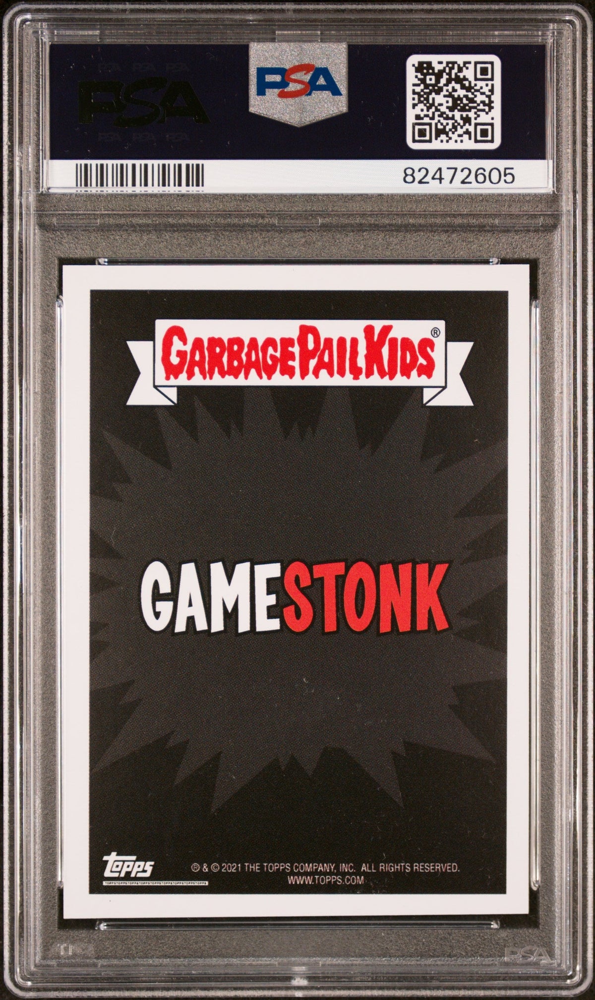 2021 Garbage Pail Kids Gamestonk #4b U. Musk Invest PSA 9 Slabbed