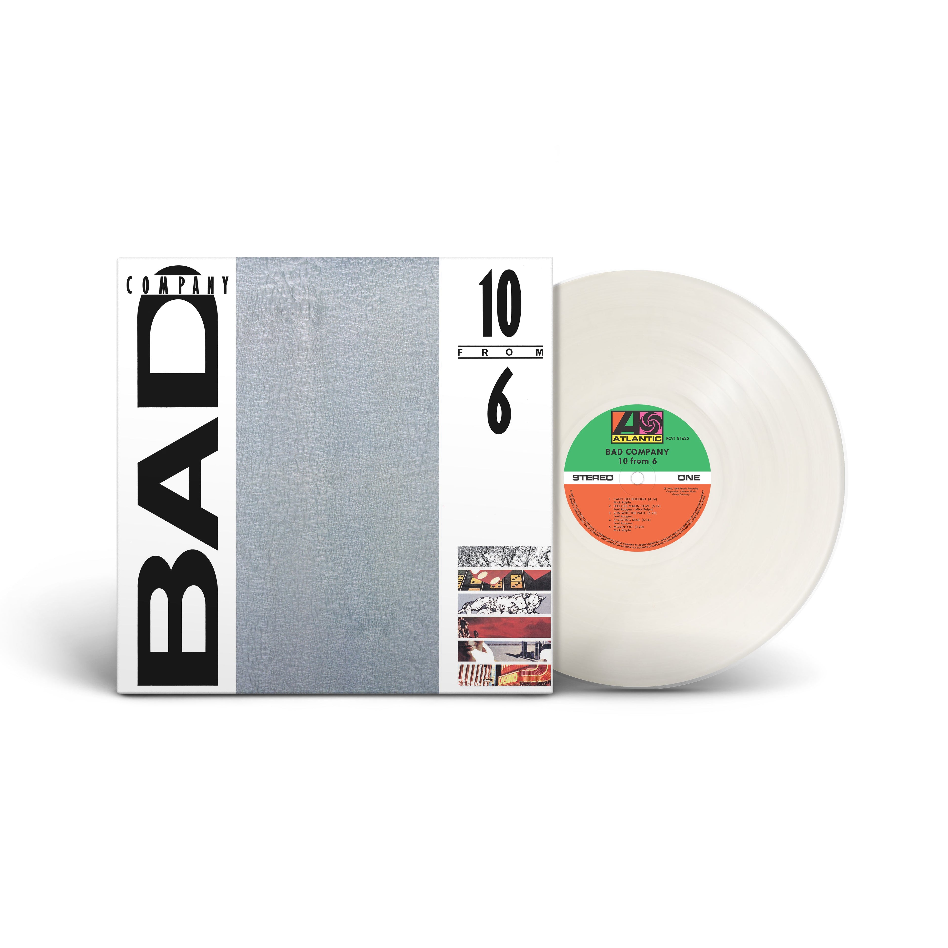 Bad Company 10 From 6 (ROCKTOBER) (Translucent Milky Clear Vinyl) Vinyl Record