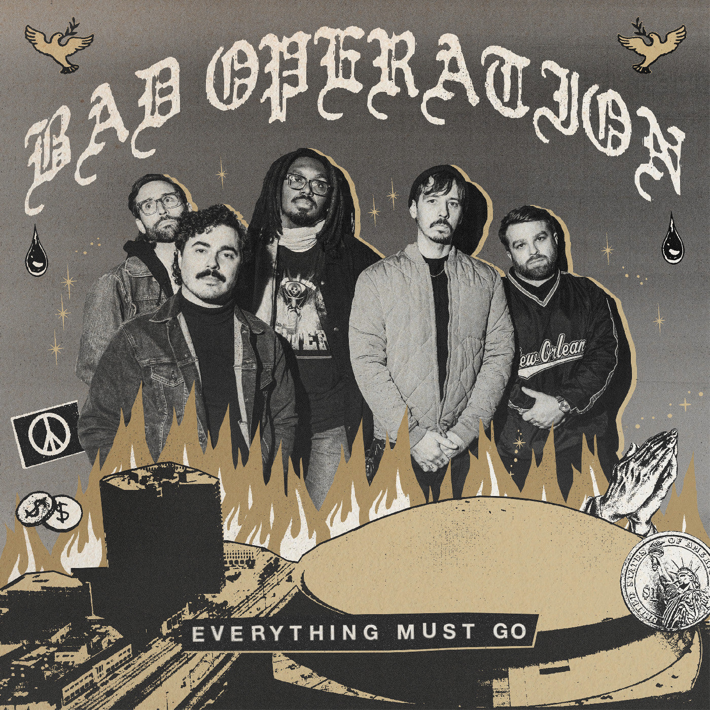 Bad Operation - Everything Must Go (Gold Vinyl) Vinyl Record