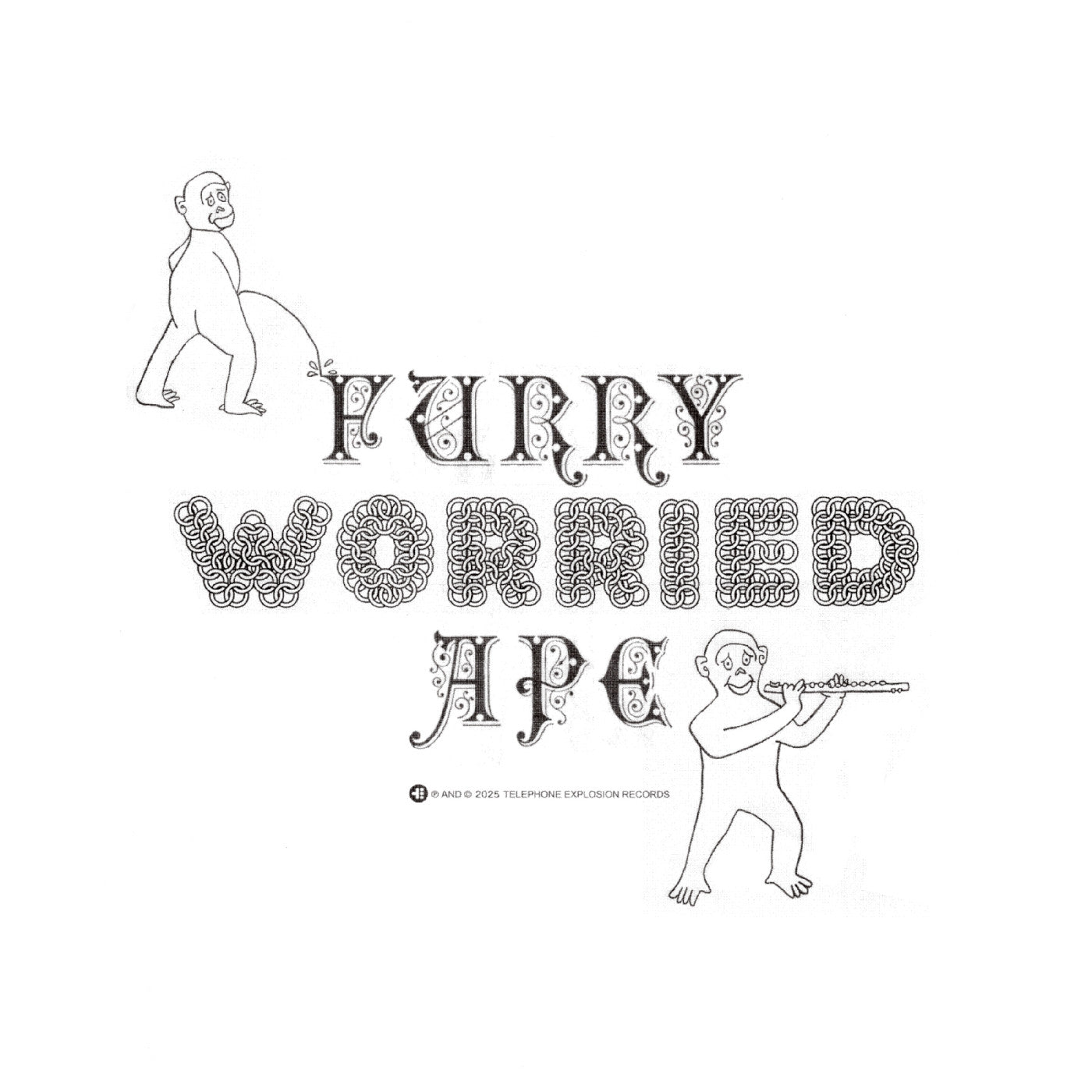 Furry Worried Ape Vinyl Record