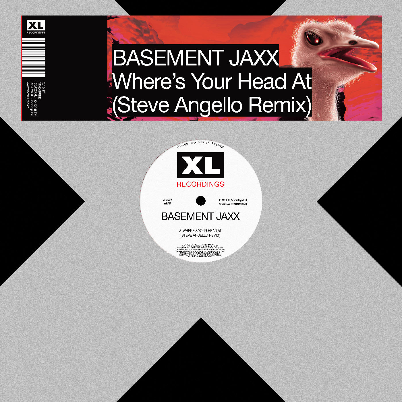 Basement Jaxx - Where'S Your Head At (Steve Angello Remix) Vinyl Record