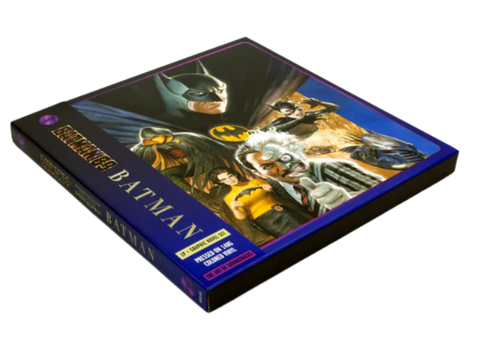 Batman - Original Motion Picture Score LP & Graphic Novel Box Set (Batwing Purple/White) (Vinyl) Vinyl Record