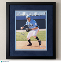 Hunter Dozier Kansas City Royals Signed 11x14 Custom Framed Photo PSA