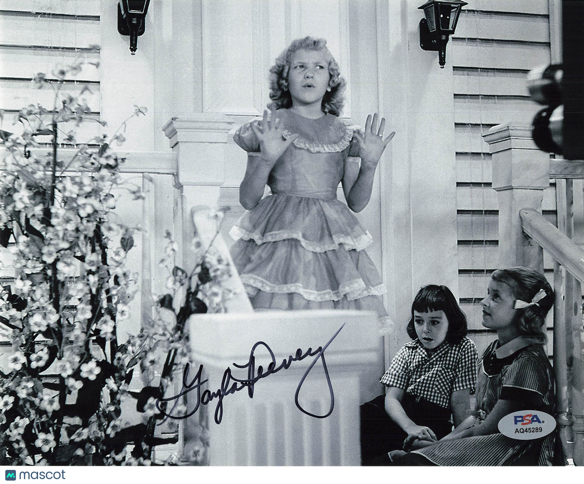 Gayla Peevey Signed 8x10 Photo PSA Autographed
