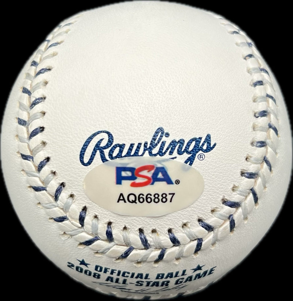 Chipper Jones Signed MLB Baseball PSA Atlanta Braves